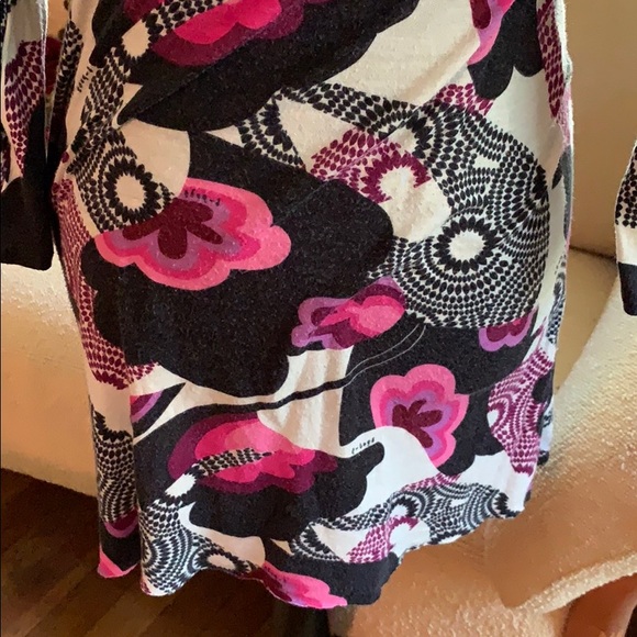 T-Bags Deep V Neck Mini Dress. Size Small. - Picture 9 of 11